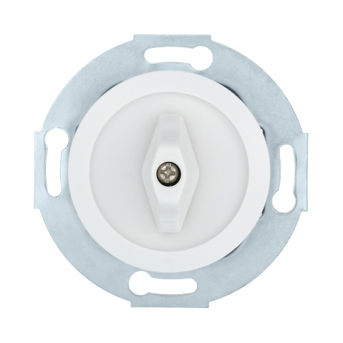 Выключатель поворотный (схема 5) 10 A, 250 B (белый) Vintage