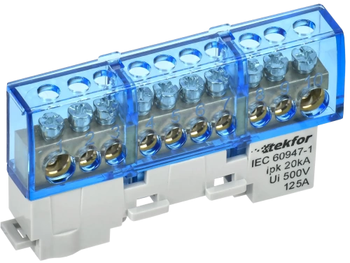 TEKFOR Шина N "ноль" изол. на унив. держ 8х12-10-С IEK