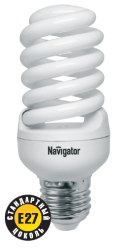 Лампа энергосберегающая спираль Navigator 94 356 NCLP-SF-25-840-E27