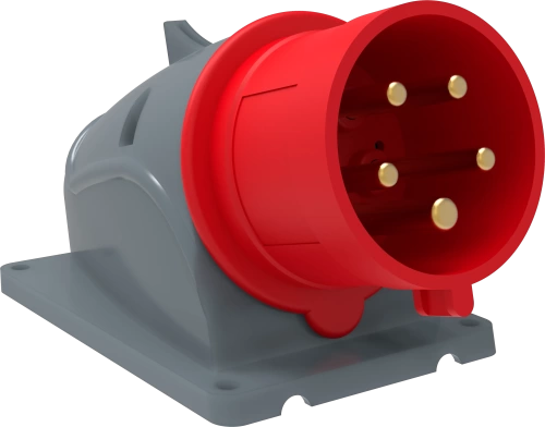 Вилка стационарная ССИ-525 32А-6ч/200/346-240/415В 3Р+РЕ+N IP44 MAGNUM ИЭК