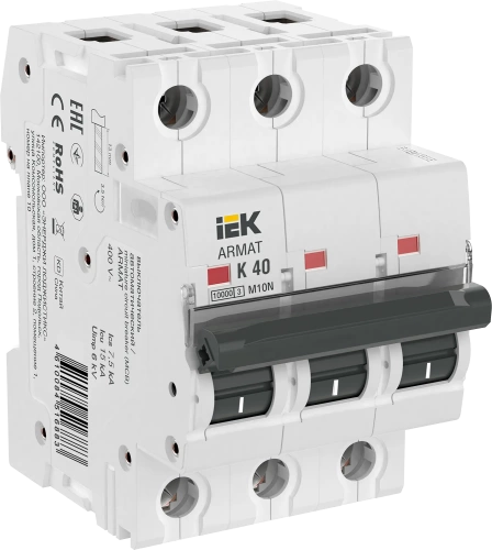 ARMAT Авт. выкл. M10N 3P K 40А IEK ARMAT Авт. выкл. M10N 3P K 40А IEK