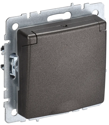 BRITE Роз. с з/к/ш с кр. 16А IP20 РСбш10-3-БрТБ бр. IEK BRITE Роз. с з/к/ш с кр. 16А IP20 РСбш10-3-БрТБ бр. IEK