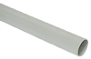 Труба гладкая жесткая ПВХ d=20 серая 2м (50м/компл) IEK