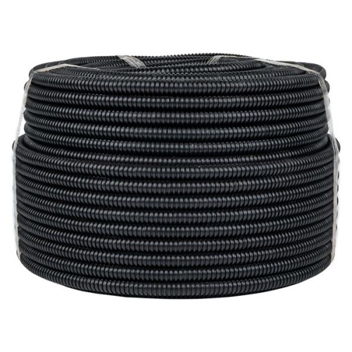 Труба гофр. ПНД с протяжкой d16 мм (100 м) черная EKF-Plast Труба гофр. ПНД с протяжкой d16 мм (100 м) черная EKF-Plast