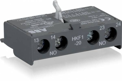 Фронтальные доп.контакты 2НО HKF1-20 для автоматов типа MS116, MS132, MS132-T, MO132, MS165, MO165
