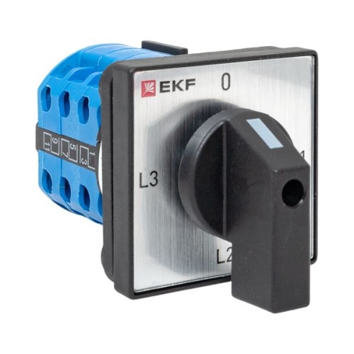 Переключатель кулачковый ПК-1-94 10А 4P для амперметра EKF PROxima