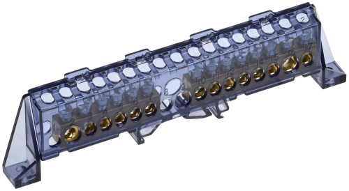 TEKFOR Шина N "ноль" в комб. изол. "Стойка" 8х12-6+8-Ч IEK