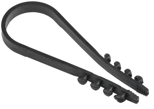 Дюбель хомут 19-25мм нейлон черный (100шт) IEK