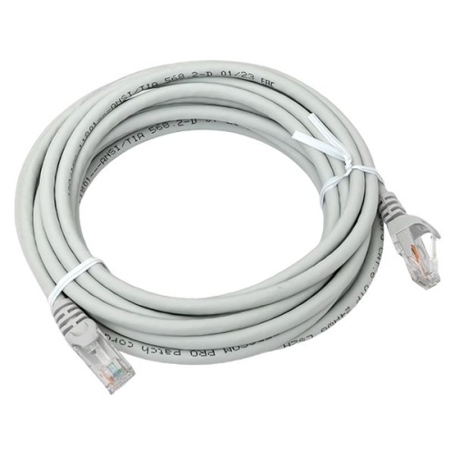 Патч-корд TERACOM PRO Cat.6 неэкранированный UTP оболочка LSZH серый (5,0м) Патч-корд TERACOM PRO Cat.6 неэкранированный UTP оболочка LSZH серый (5,0м)