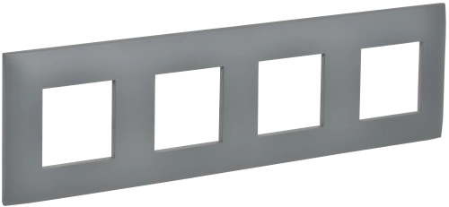 SKANDY Рамка 4-мест. SK-F04Gr сер. IEK