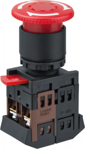 Кнопка Navigator 82 814 NBI-B-06 Грибок поворотн.блокировка d22мм NO+NC