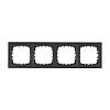 Рамка 4-постовая (черный бархат) LK60