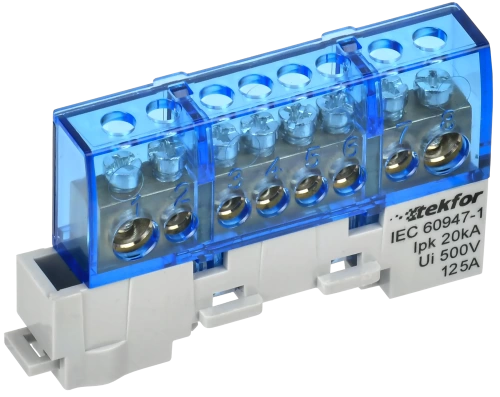 TEKFOR Шина N "ноль" изол. на унив. держ. 8х12-8-С IEK