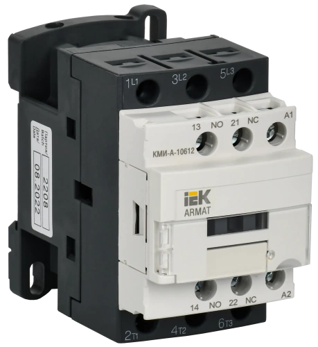 ARMAT Контактор КМИ-А-10612 LC1D 6А 110В/АС3 1НО/1НЗ IEK
