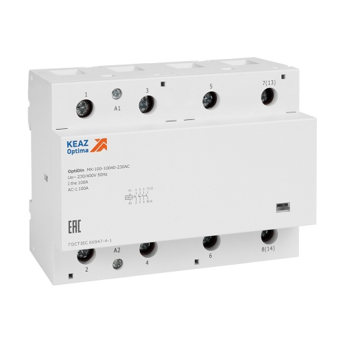 Контактор модульный OptiDin MK-100-8022-110AC