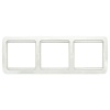 Лондон Рамка 3-местная горизонтальная белая EKF PROxima