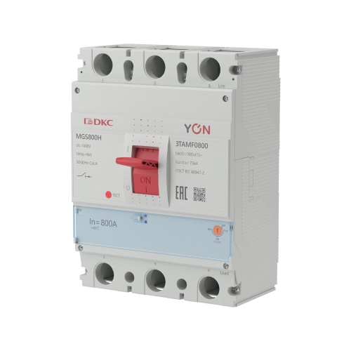 Авт. выкл. YON MGS800 3P 640-800A 75kA