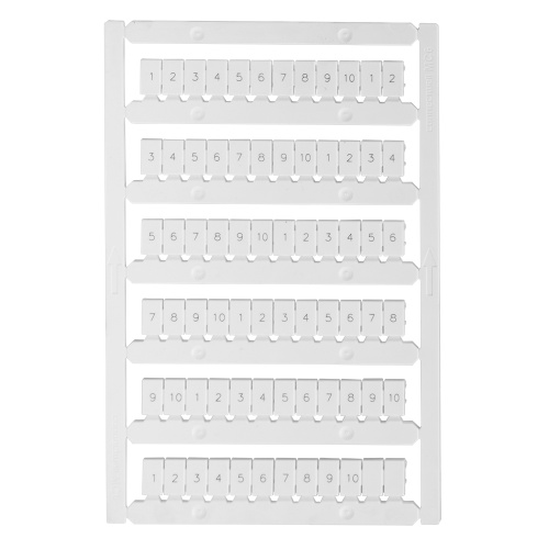 Маркировка для лазерной печати "1-10" OptiClip MC6/H/1-10