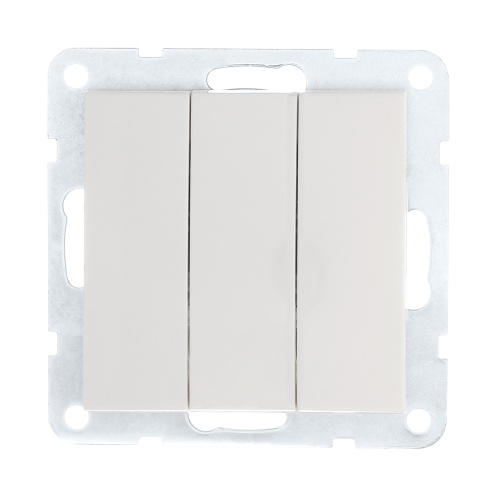 Выключатель 3-кл.(схема 1+1+1) 16 A, 250 B (белый) LK60