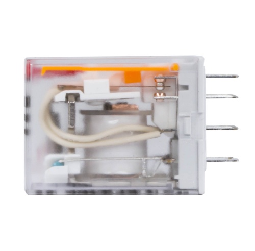 Реле миниатюрное промышленное общего назначения, 2CO, ком. ток 10А, AgSnO2, напряжение 110V AC, опция: светодиод