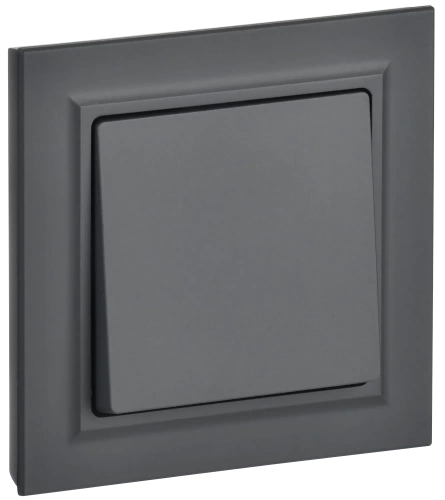 BRITE Выключ. 1-кл. 10А в сб. ВСР10-1-0-БрГ граф. IEK