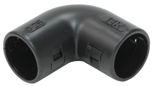 Поворот открывающийся на 90гр. CI25G IEK черный