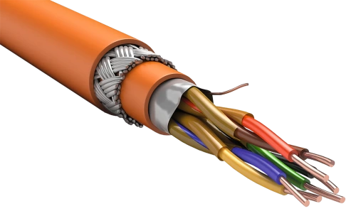 ITK Кабель RS-485 2х2х0,64 Кнг(А)-FRLS оранжевый (200м)