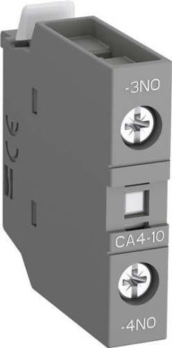 Контакт CA4-10 (1НО) фронтальный для контакторов AF09…AF96 реле NF22E…NF40E