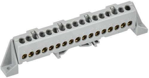 TEKFOR Шина L "фаза" в комб. изол. "Стойка" 6х9-17-Ср IEK