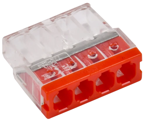 Строительно-монтажная клемма СМК 772-204 (4шт/упак) IEK