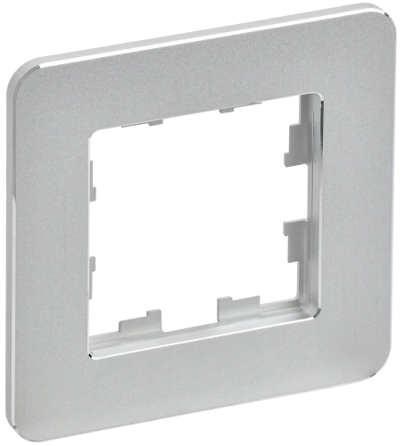 BRITE Рамка 1-мест. РУ-1-1-Бр металл алюм. RE IEK BRITE Рамка 1-мест. РУ-1-1-Бр металл алюм. RE IEK