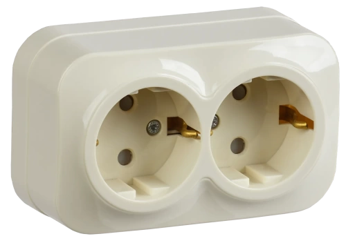 РСш22-3-ХК Розет. 2-ая с з/к и з/ш о/у 16А GLORY крем. IEK РСш22-3-ХК Розет. 2-ая с з/к и з/ш о/у 16А GLORY крем. IEK