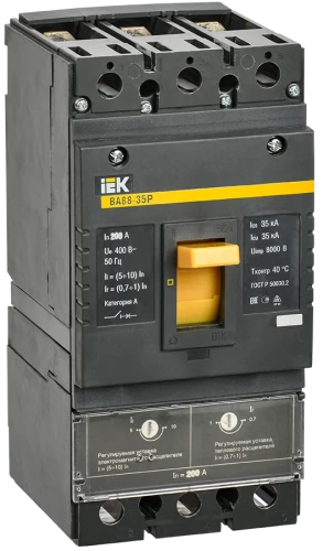 Авт. выкл. ВА88-35Р 3Р 200А 35кА IEK