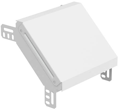 Поворот на 90 гр. вертикальный внешний 50х300 RAL Поворот на 90 гр. вертикальный внешний 50х300 RAL