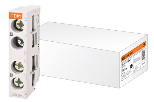 Дополнительный контакт поперечный ДКП32-20 TDM Дополнительный контакт поперечный ДКП32-20 TDM