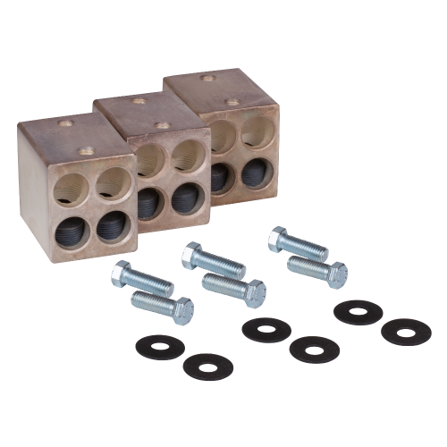 Комплект зажимов четырехгнездных 4х185 кв мм ВА50-41-ОМ4-РЕГ-КЭАЗ Комплект зажимов четырехгнездных 4х185 кв мм ВА50-41-ОМ4-РЕГ-КЭАЗ