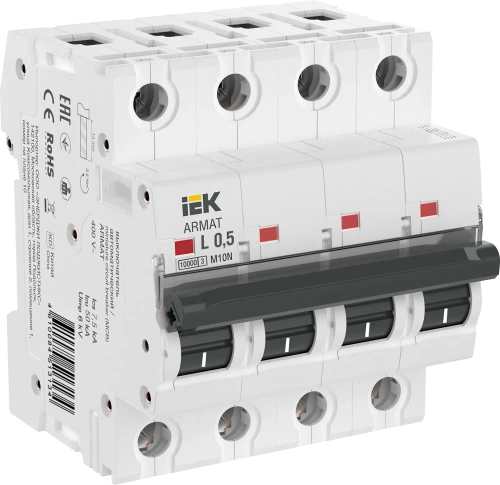 ARMAT Авт. выкл. M10N 4P L 0,5А IEK