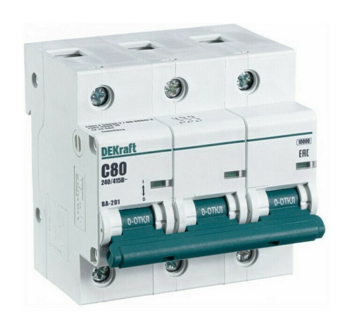 Авт. выкл. 3Р 125А х-ка С ВА-201 10кА Авт. выкл. 3Р 125А х-ка С ВА-201 10кА