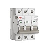 Выключатель автоматический AV-6 DC 3P 10A (L) 6kA EKF AVERES