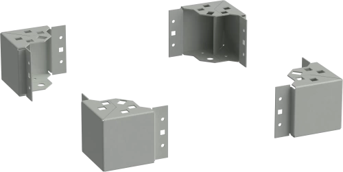 ITK by ZPAS Уголок цоколя h=100мм сер. (4шт/компл) РФ