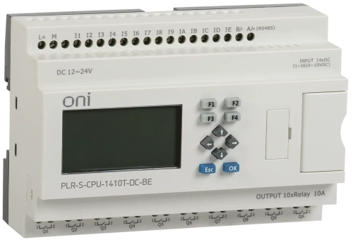 Логическое реле PLR-S. CPU1410(T) 24В DC с экраном ONI