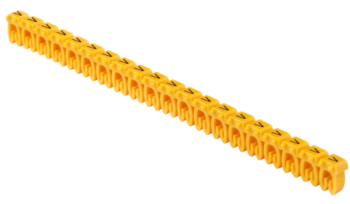 Маркер откр. тип KE 0,75-1,5мм2 символ "V" (200шт/упак) IEK