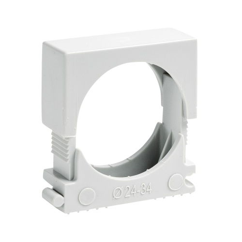 С25 Крепеж для трубы раздвижной, без галогена D24-34 мм (1уп = 50шт) Экопласт