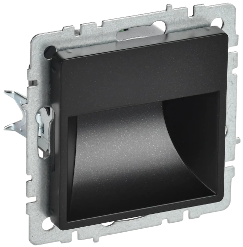 BRITE Подсветка LED встраиваемая ПЛ20-БрЧ черн. IEK BRITE Подсветка LED встраиваемая ПЛ20-БрЧ черн. IEK