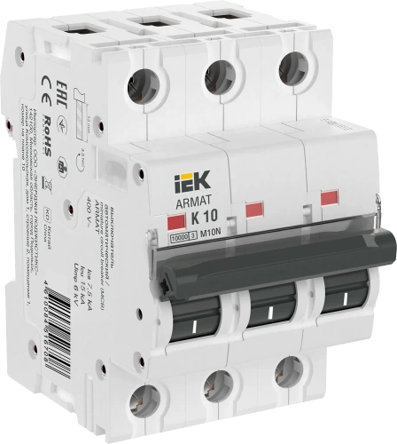 ARMAT Авт. выкл. M10N 3P K 10А IEK