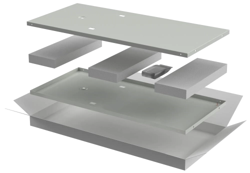 ITK LINEA E Компл. стенок боковых 800мм шкафа 33U сер. ITK LINEA E Компл. стенок боковых 800мм шкафа 33U сер.