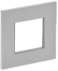 SKANDY Рамка 1-мест. SK-F31S металл сереб. IEK