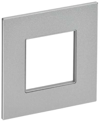 SKANDY Рамка 1-мест. SK-F31S металл сереб. IEK