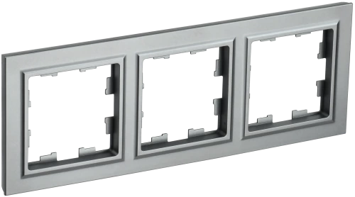 BRITE Рамка 3-мест. РУ-3-БрС сталь IEK BRITE Рамка 3-мест. РУ-3-БрС сталь IEK