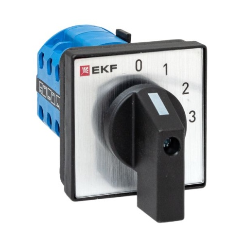 Переключатель кулачковый ПК-1-102 10А 2P «0-1-2-3» EKF PROxima Переключатель кулачковый ПК-1-102 10А 2P «0-1-2-3» EKF PROxima